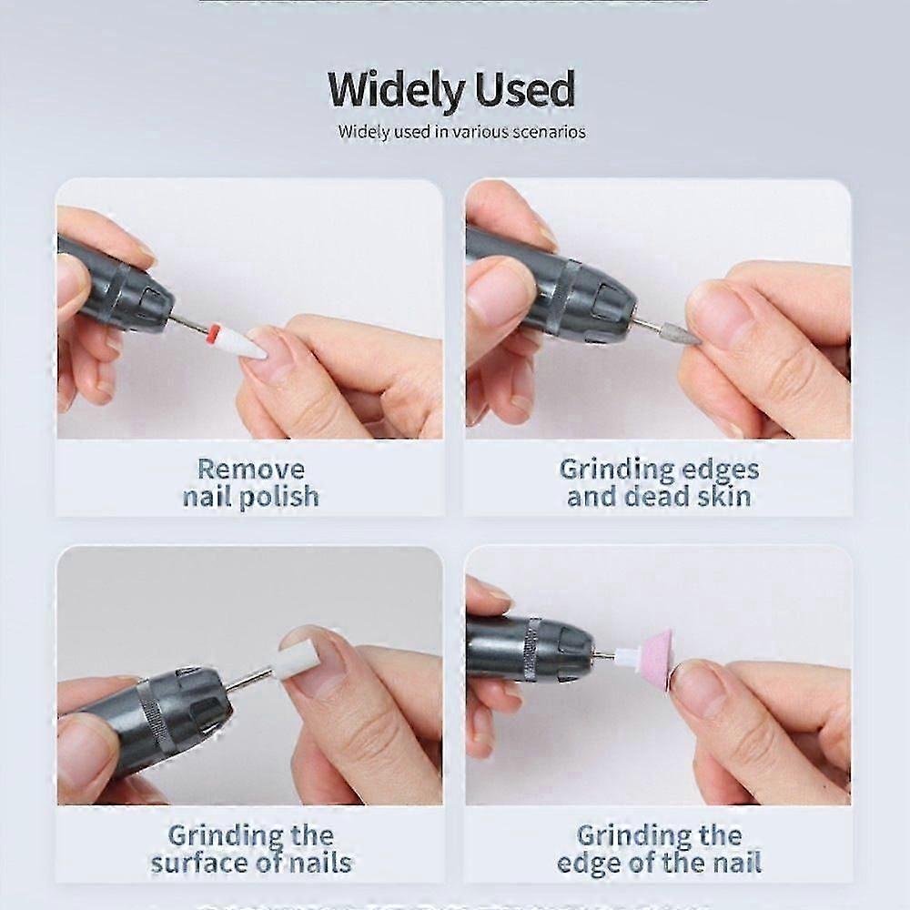 Electric Nail Polish Grinder Professional Dead Skin Trimmer With Three-Speed Adjustment And High Speed Grinding Machine