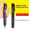 Brake Fluid Tester Portable Brake Fluid Liquid Testing Pen with 5 LED Indicators for DOT3 DOT4