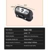Portable LED Headlamp with Three-Level Dimmer, White Light Sensor, Type-C Charging - Ideal for Auto Repair, Night Fishing, Cycling, and Running.