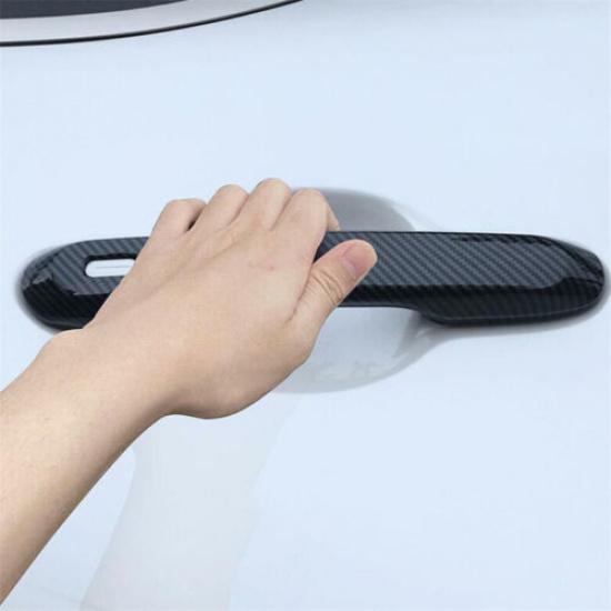 For Lexus NX250 NX350 2022 2023 Carbon Fiber 4X Exterior Door Handle Cover Trim