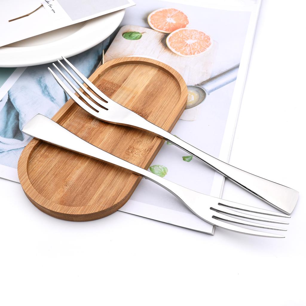 24pcs Black 304 Stainless Dinnerware Set Sharp Steak Knife Fork Coffee Spoon Cutlery Set Stainless Steel Flatware Silverware Kitchen Tableware