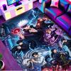 Demon Slayer Print Rug, Washable Floor Carpet, For Entryway Dorm Laundry Room Office Study, Home Decor Birthday Christmas Gift