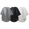 T-shirt da uomo di alta gamma, alla moda, girocollo, manica a cinque punte, traspirante, casual estivo