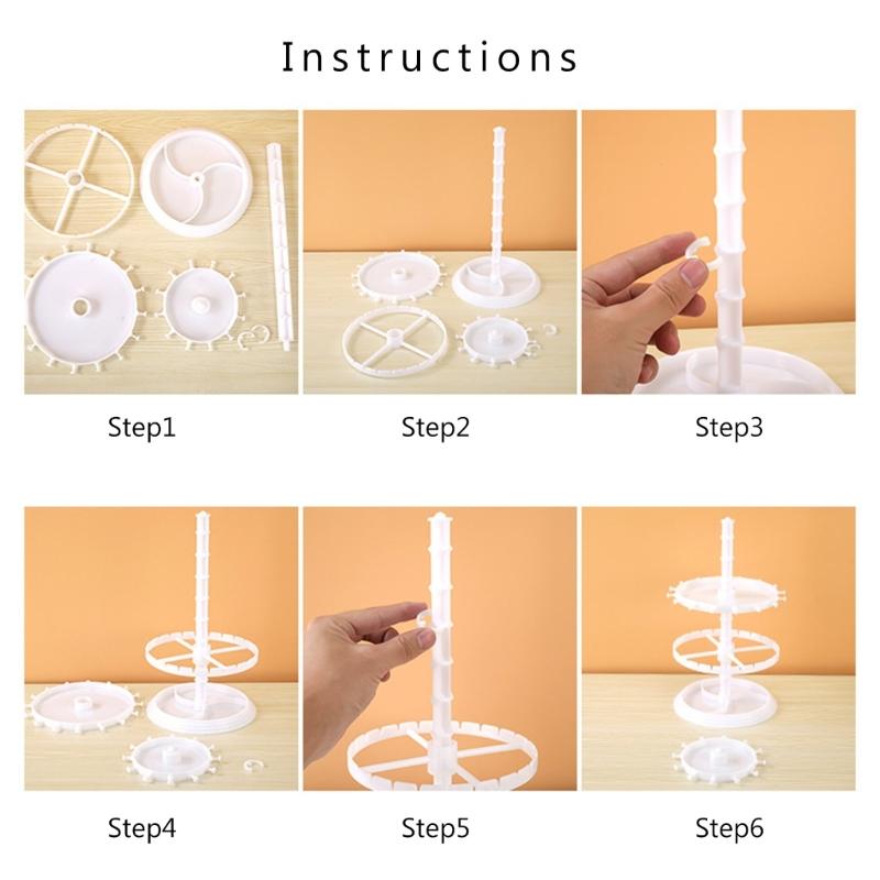 Einzigartiger Schmuckhalter Kreatives drehbares Halskettenregal Schmuckausstellungsregal Ausstellungsregal für Schmuck für Frauen