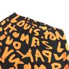 Louis Vuitton MonogramGraffiti Bottoms Pants All-over Pattern Pants Orange/Black