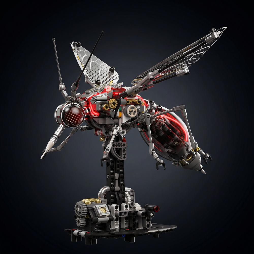 Fresh-From-Factory First-Class Mechanical High-Standard Mosquito Superior-Grade Building-Set High-Standard Bricks Premium-Quality Cyberpunk Insect