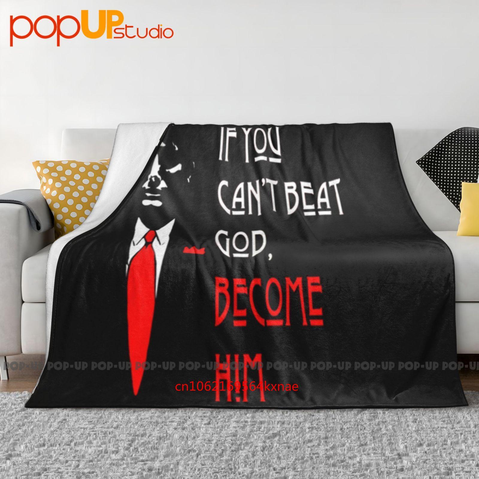 If You Cant Beat God Ultra-Soft Blanket Quilt Winter Sofa Cover Bed Covers 30x40in