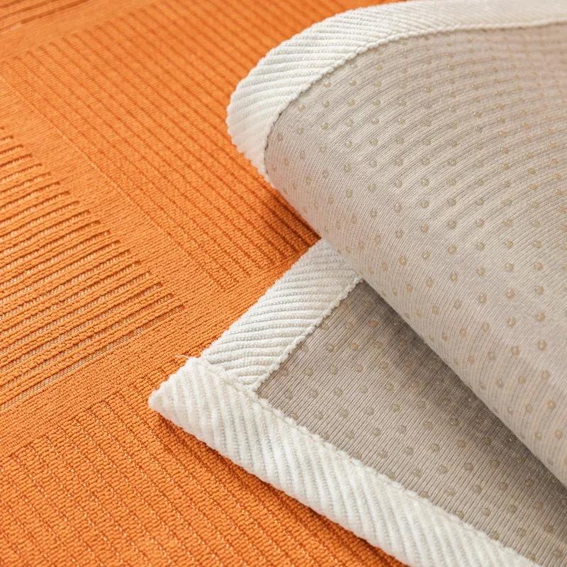 Nordycki Pokrowiec na Sofę Chenille do Salonu Antypoślizgowy Pogrubiony Ciepły Podkładka na Sofę Prosty Styl Ręcznik na Sofę Pokrowiec na Kanapę Domową Dekor