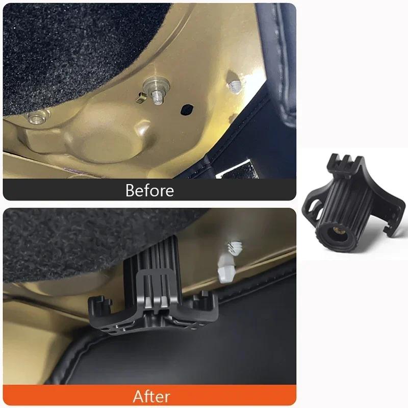 Trunk Hook for Tesla Model 3 2024-2025 Highland Accessories Glove Box Hidden Hook Foldable Clip for Tesla Model 3 2024-2025