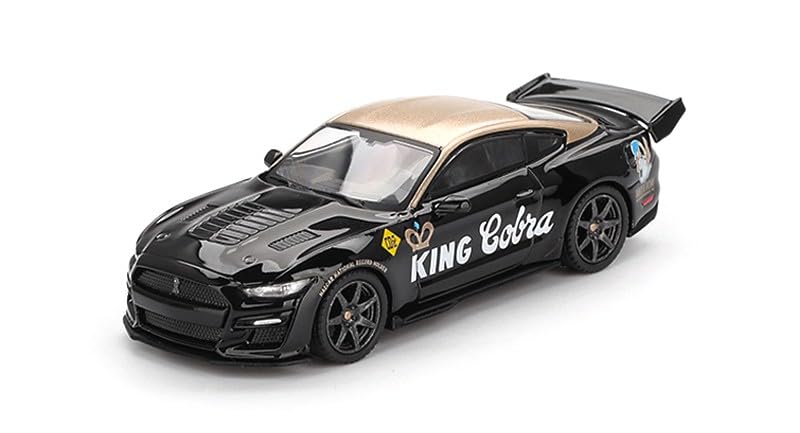Sunrich MINI GT Shelby GT500 Dragon Snake Concept Finished Model 1/64 Black/Gold (Left-Hand Drive) MGT01130-L