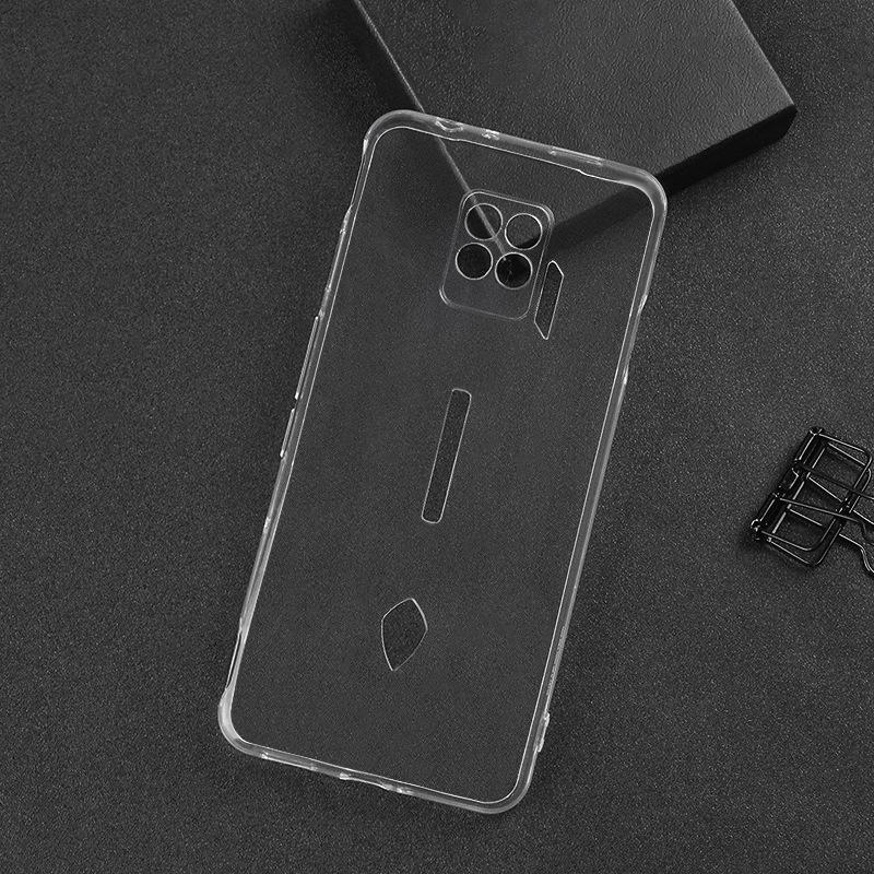 For ZTE Nubia Red Magic 7S Magic7s Pro 7SPro 6.8" Slim Crystal Clear Transparent Soft TPU Back Case Protection Skin Camera Protect Cover
