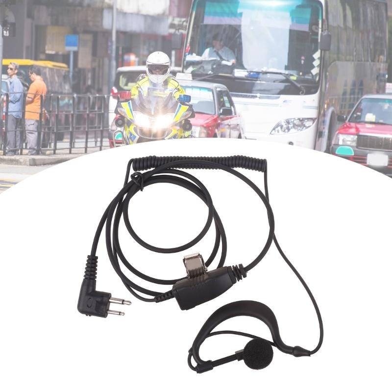 D-Shape Swivels Earpiece Headset with PTT ButtonMic for Two-Way Radio WalkieTalkie for Hytera BP510 BP516 BP 510