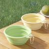 Folding Pet Bowl Portable Dog Water Bowl Foldable Pet Feeding Dish Collapsible Cat Bowl with Carabiner for Travel Outdoor Hiking