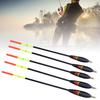5 pcs Durable Balsa Wooden Fishing Floats Bobber Multi Purpose Fish Feed Baits Accessories Kit( )