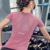 Dames Sportkleding Voor Fitness Hardlopen Joggen Naadloos Sportschool Vrouw Sportshirt Yoga Top Dames Trainings Tops T-shirt