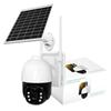 4G Solar Low Power Camera, 1080P Wireless WiFi, Full-Color Night Vision PTZ Security Camera.