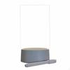 Acrylic LED Desk Memo Board, Transparent Writable Pad, DoubleSided, Home Office Decor