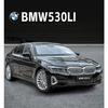 1/24 BMW 5 Series 530i 530LI Alloy Luxy Car Model Diecast Metal Vehicles Car Model High Simulation Sound and Light Kids Toy Gift