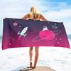 Ručník s raketou a astronautem pro děti Raketoplán Vesmírné ručníky na pláž, do koupelny nebo kuchyně Dospělí Děti Kluci Dívky
