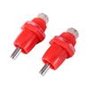 10Set New Chicken Waterer Nipples Drinkers Quail Chicks Turkeys Ducks Poultry Waterer Nipples Leak-Proof Automatic Spring Type