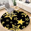1pc Stars Night Office Round Area Rug, Indoor Mat Suitable ForOffice, Under Office Chairs Bedroom Living Room Home Decor T204