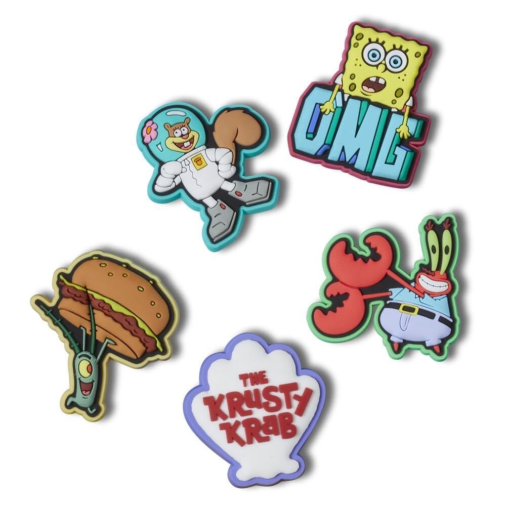 Crocs Spongebob Shoe Charms 5 Pack