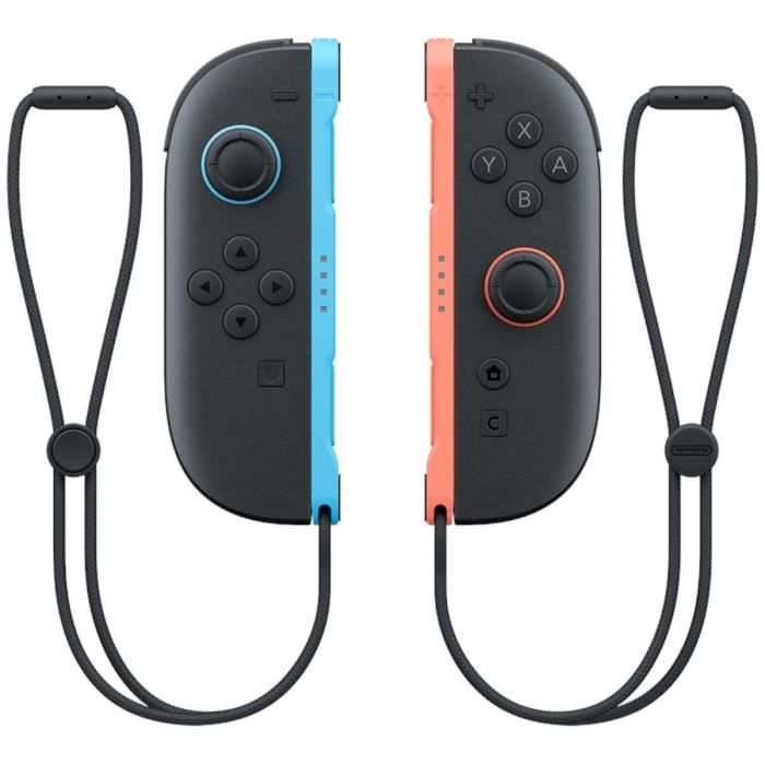 Paire De Manettes Joy-Con 2 Bleu Clair & Rouge Clair Pour Nintendo Switch 2