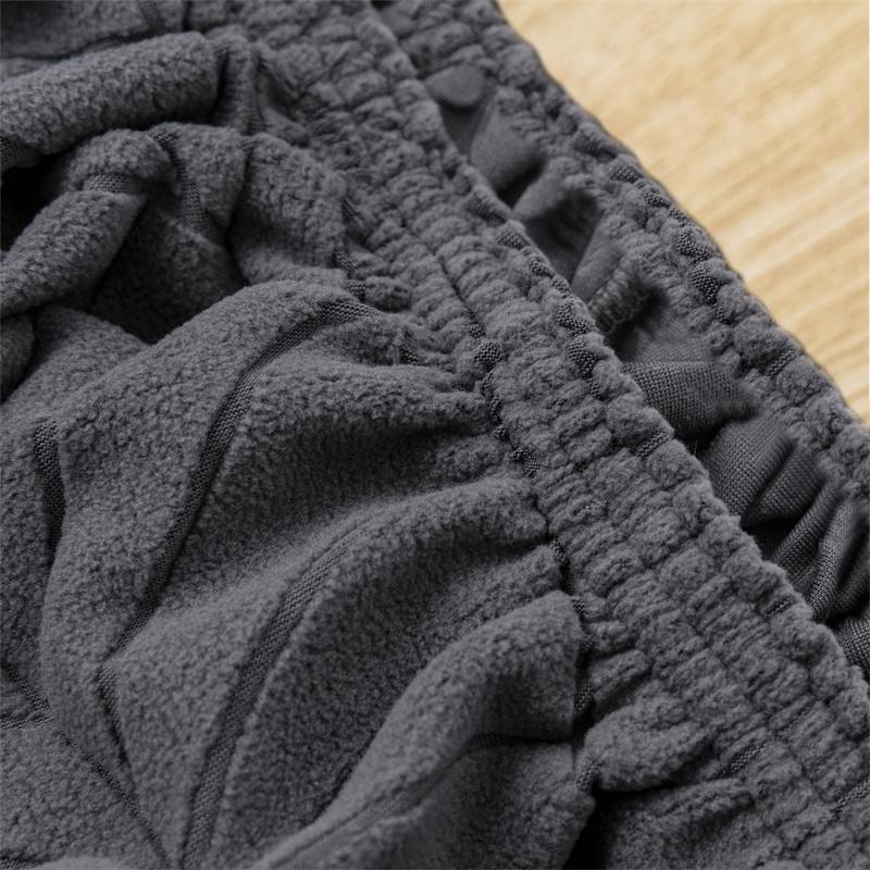 1PC Thicken Elastic Chair Cover Solid Colour Anti-dirty Simple Style Dining Chair Protective Cover for Hotel Banquet Home