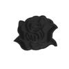 Embroidery label, black and white roses, sheets, fill smoke holes, down jacket patches, clothing accessories, self-adhesive stickers
