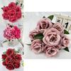 Romantic Rose Home Decor Wedding Table Centerpiece Faux Flowers For Interior Design