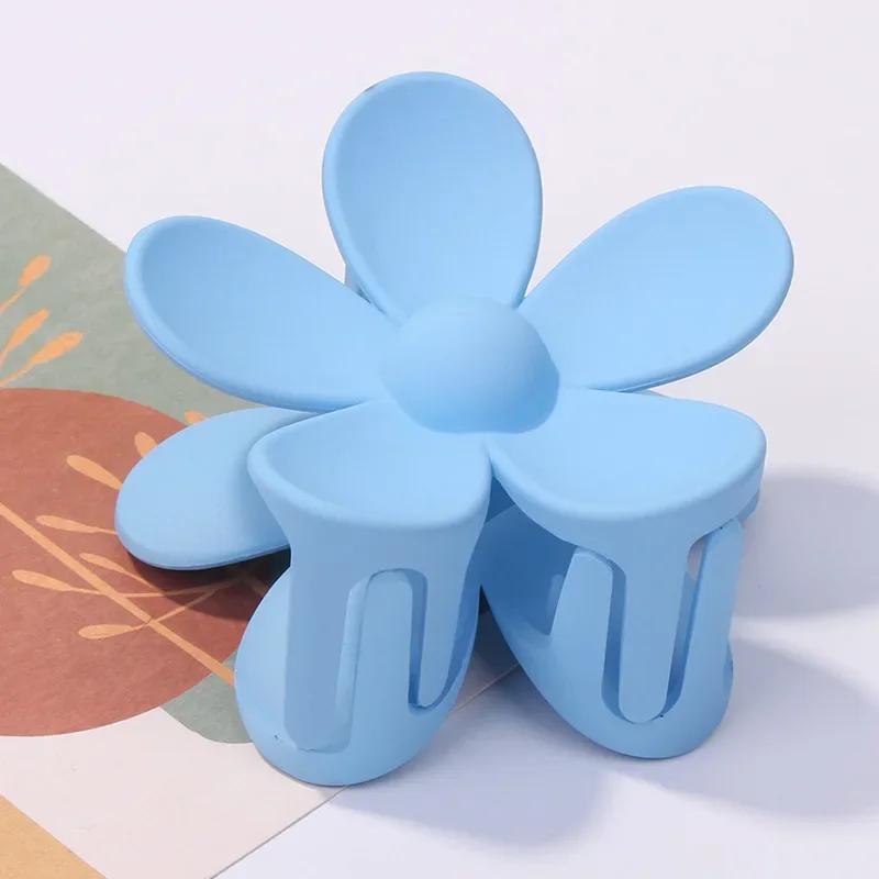 3.5cm 7cm Korea Flower Shape Hair Claw Clips Women Girls Ponytail Hairpin Barrette Headwear Accessories