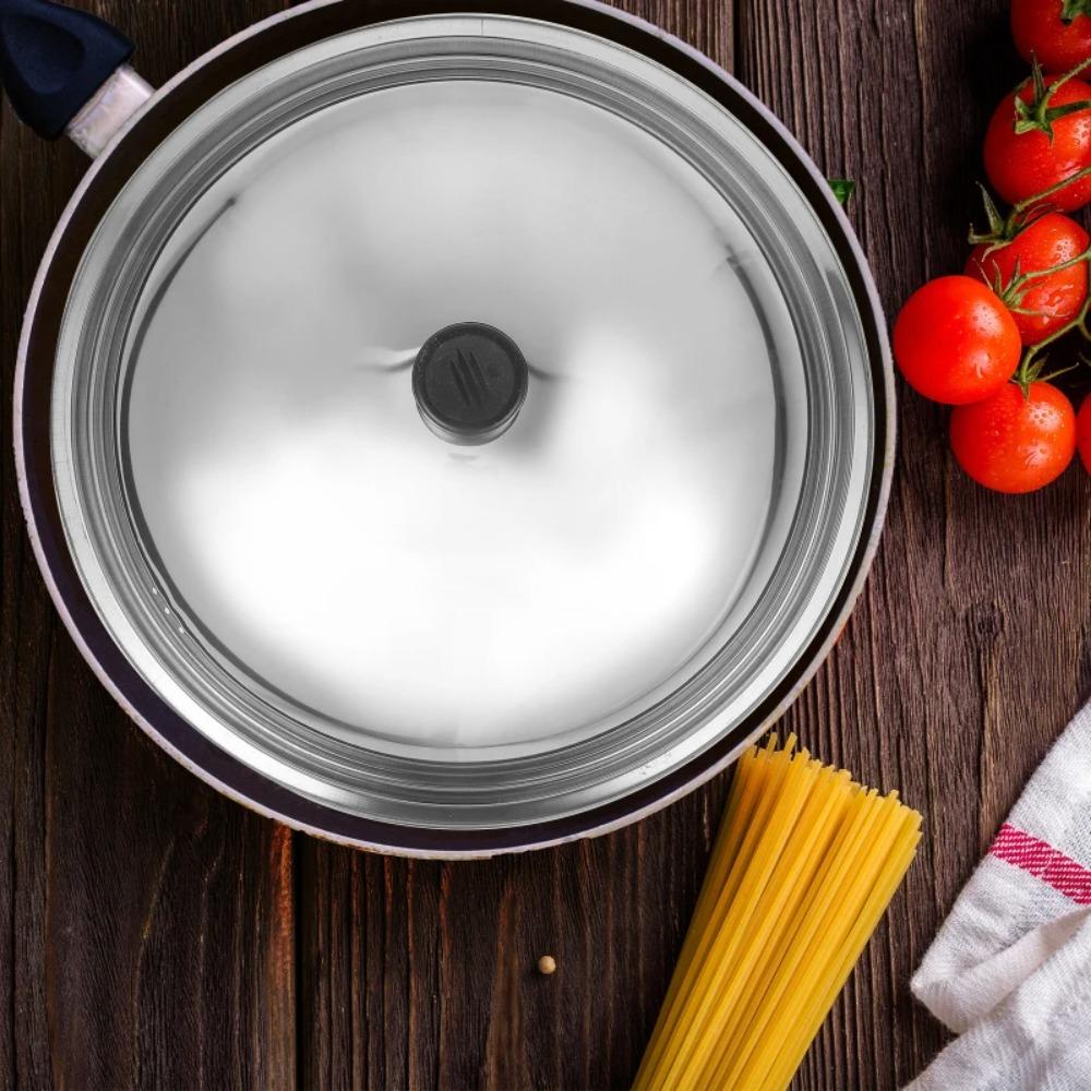 Universal Stainless Steel Pot Lid 28/30/32cm Frying Pan Lid Replacement Wok Cover  Hotel