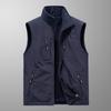 New Autumn and Winter Vest Men's Earthy Outdoor Leisure Middle-aged and Young Photography Fishing Vest Vest Horse Clip Sports Jacket Men
