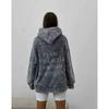 Fashion Wind Retro Distressed Fashion Rhinestone Hooded Long Sleeve Sweater Diamond Studded Hooded Top