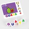 Math Flash Card Game Montessori Toy Matching Development Word Spelling Educational