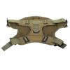 Pet Military Harness Chest Back Velvet Material Suitable for Large and MediumSized Dogs(L )