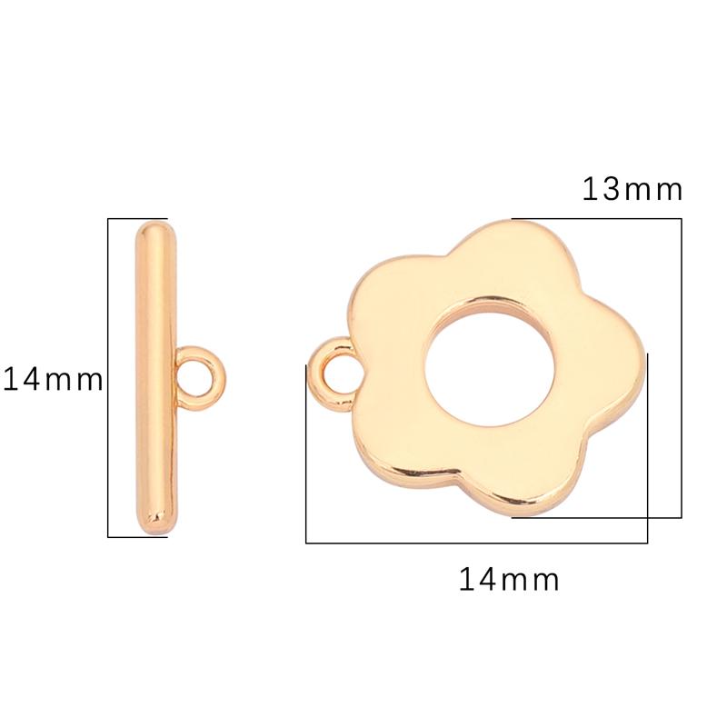 1Set/bag Copper OT Buckle Clasps For DIY Necklace Bracelet Earrings Jewelry Making Craft Accessories