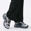 MLB New York Yankees Mode Rétro Bloc de Couleur Semelle Épaisse Maille Couple Sport Respirant Haut Tige Basse Chaussures de Course Baskets Unisexes 3ARNSPE5N-50SID