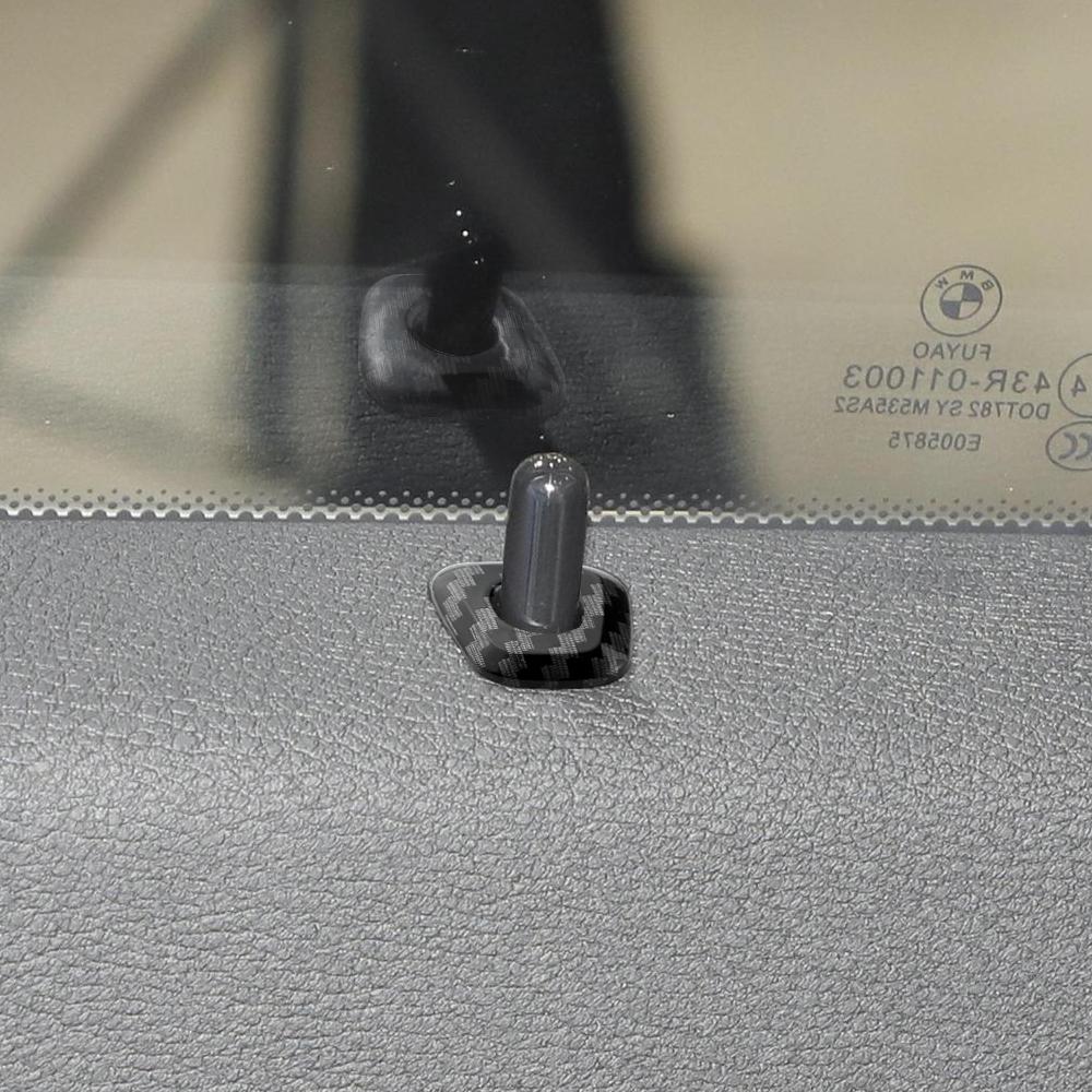4Pcs/set Door Lock Pins Cover Trim for BMW X1 F48 X2 F39 2016-2022 Car Door Lock Ring Panel ABS Sticker Accessories