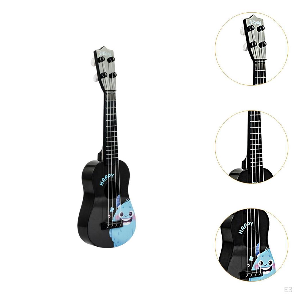 Çocuk Ukulele 4 Telli Gitar Gelişimsel Ayarlanabilir Müzik Aleti Küçük için