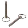 2Pcs Length 50/55/60mm Quick Release Pins Diameter 8mm Marine Hardware Bimini Top Pin