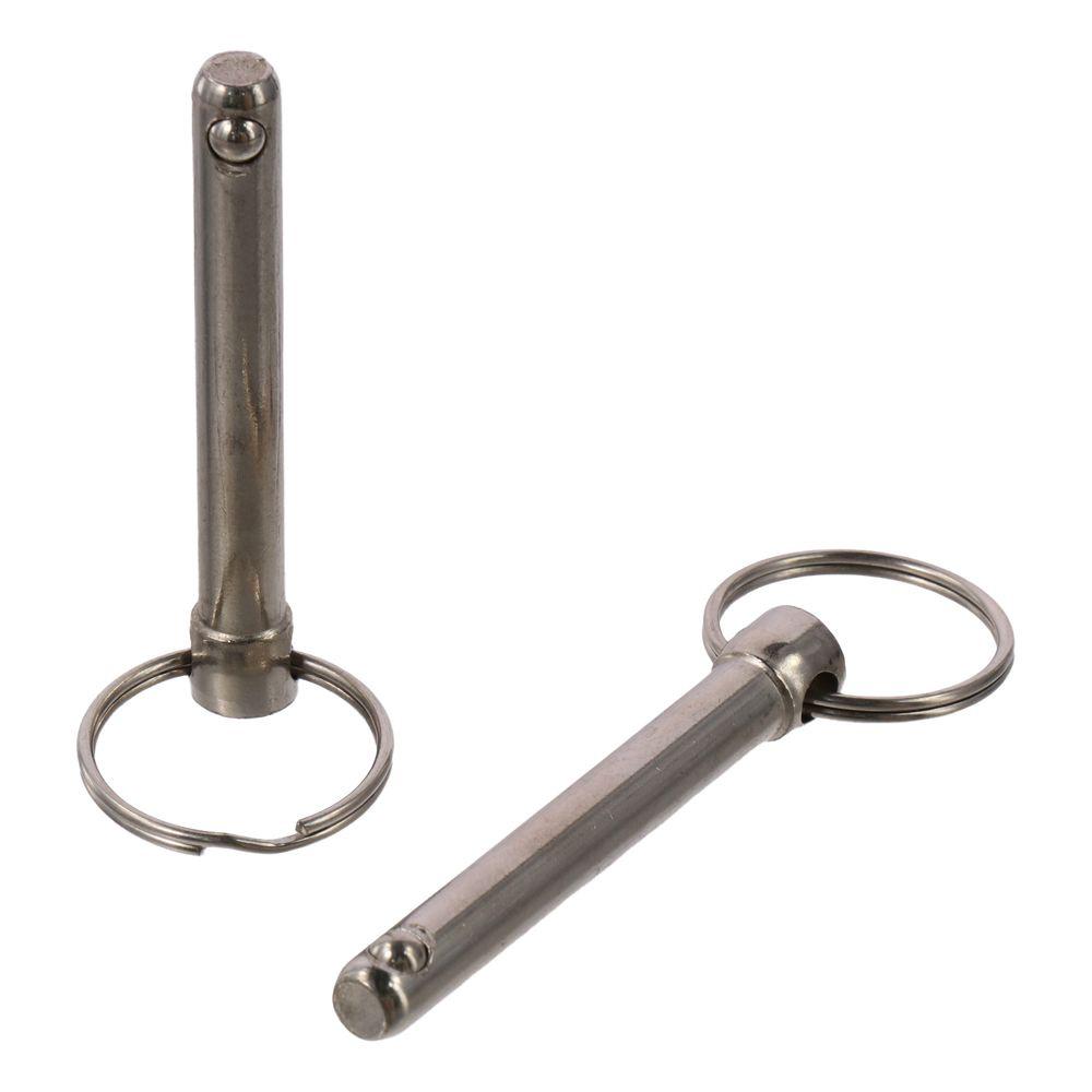 2Pcs Length 50/55/60mm Quick Release Pins Diameter 8mm Marine Hardware Bimini Top Pin