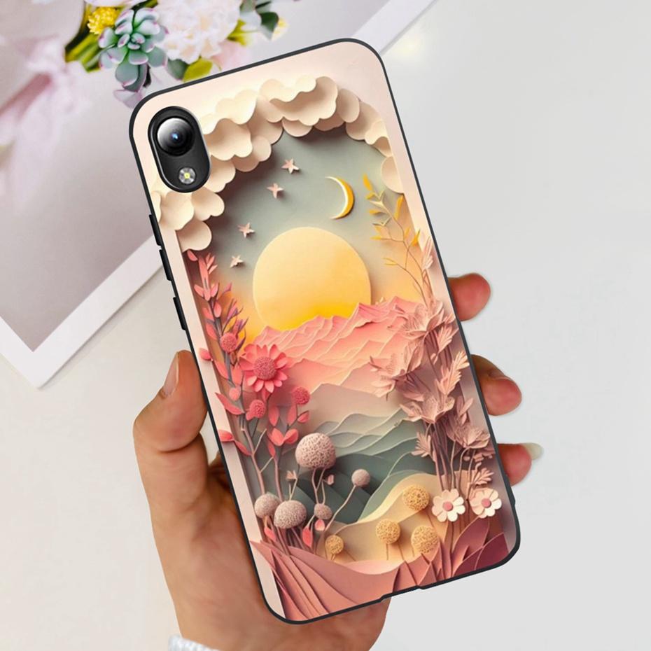 Lovely Printing Case For ZTE Blade L8 / A3 (2019) / A31 Lite Black Silicon Soft Back Cover For Zte A3Lite A31Lite L8 Phone Cases