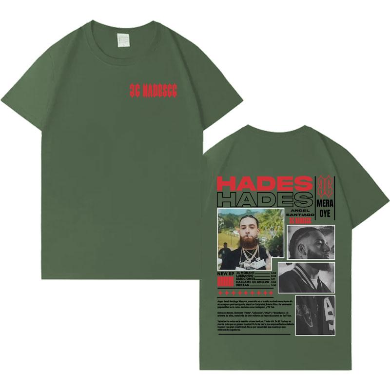 Rapper Hades 66 Make Money Not Friends 2025 Gothic Short Sleeve Tee Shrit Cotton Mens Tees High Quality Crewneck Tops Teenagers