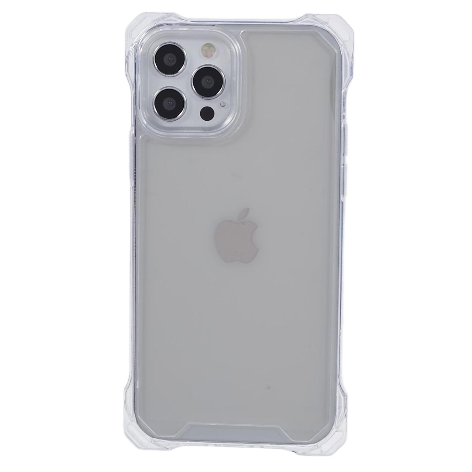 

For iPhone 12/12 Pro Phone Case TPU+Acrylic Fall Prevention Protective Cover Transparent