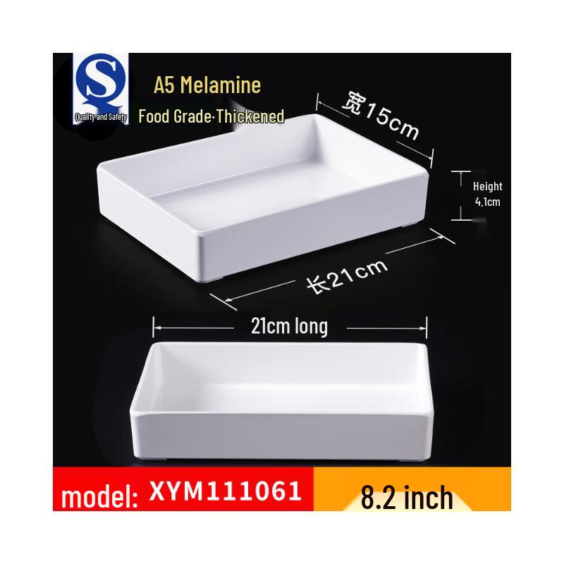 Melamine Rectangular Food Display Tray