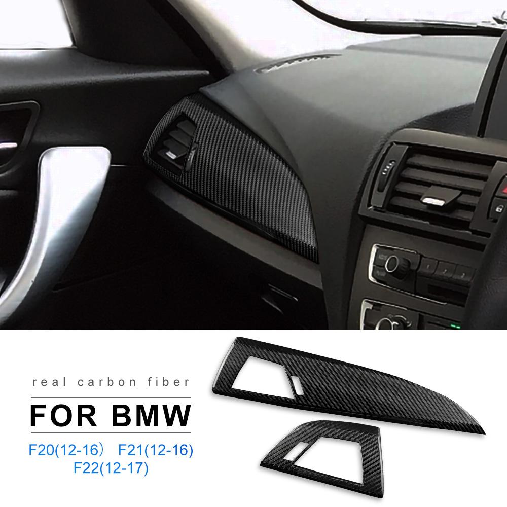 Dry Carbon Fiber Dashboard Air Vent Trim for BMW F20 F21 F22 1 Series 2 Series 2012-2017