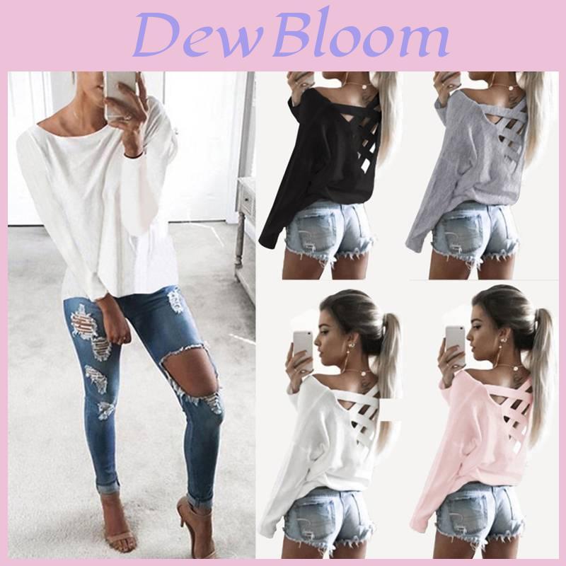 Premium Quality Mode Femmes Long Sleeve Tops For Casual Cotton T Shirts