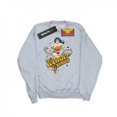 Womens/Ladies Wonder Woman Stars Sweatshirt