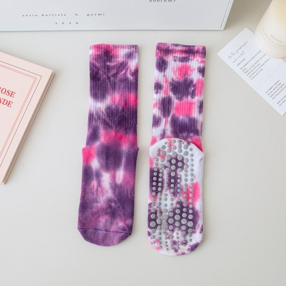 Colorful Yoga Pilates Socks Cotton Floor Socks Fashion Compression Socks Dance Fitness Training